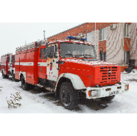 Грузовая пожарная автоцистерна ЗИЛ 433114 гос номер В 899 ЕТ98 2005 года выпуска
